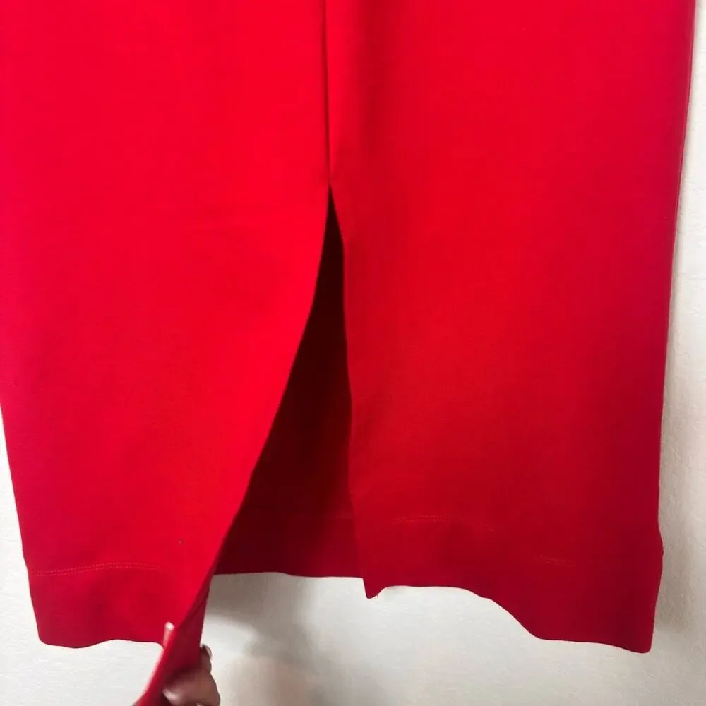 MAEVE BY ANTHROPOLOGIE RED WOMEN SKIRT WITH POCKETS SIZE SMALL PRE-OWNED